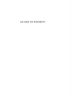 an end to poverty